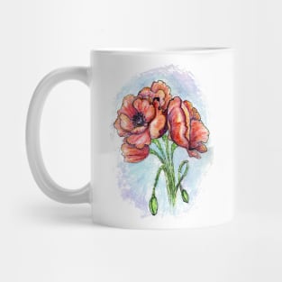 Poppy Flowers Mug